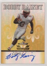 2012 Leaf Valiant Yellow 4/10 Bobby Rainey #BR1 Auto 04jj