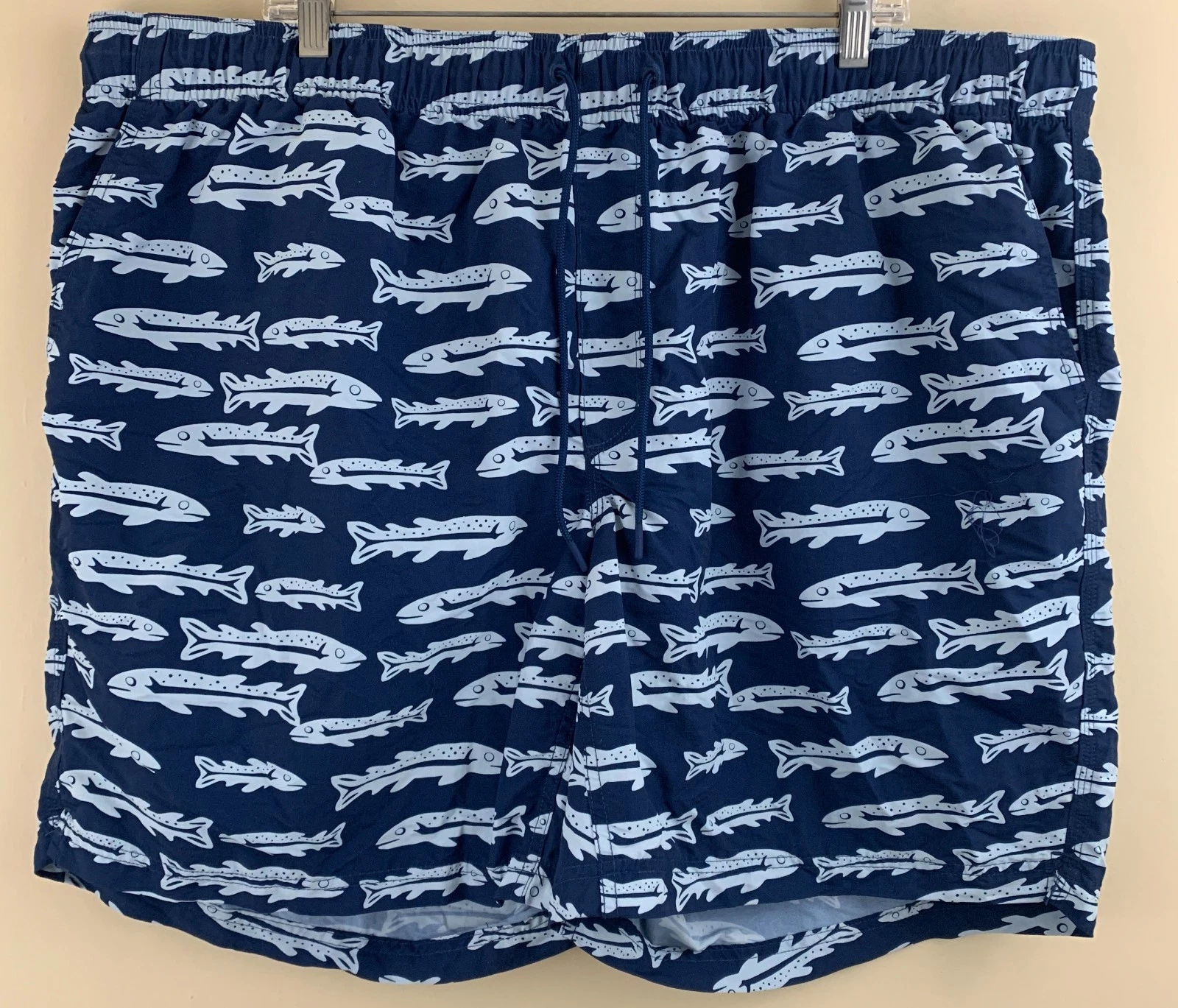 DULUTH TRADING CO Men's After Hours Standard Fit 8" Grab Shorts Fish Size XL NEW