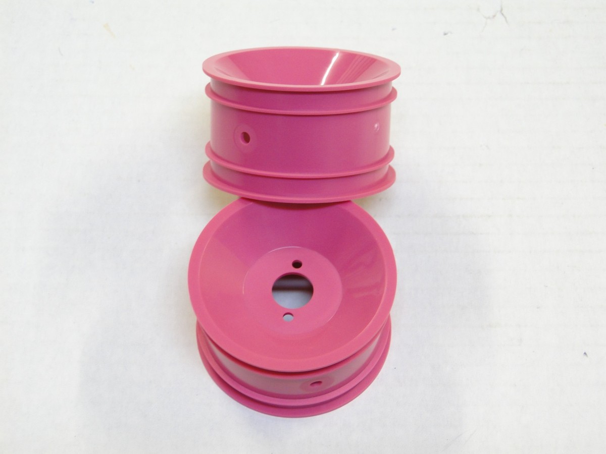 NEW ASSOCIATED RC10 89 MASAMI HIROSAKA EDITION Wheels Rear Pink +