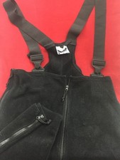 US MILITARY POLARTEC Black Fleece Cold Weather Overalls Medium-Short/Reg