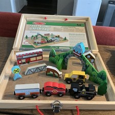 Melissa and Doug Take Along Railroad Missing Two Pieces
