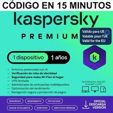 Premium Total Security Kasper/1 Pc/1 año/…