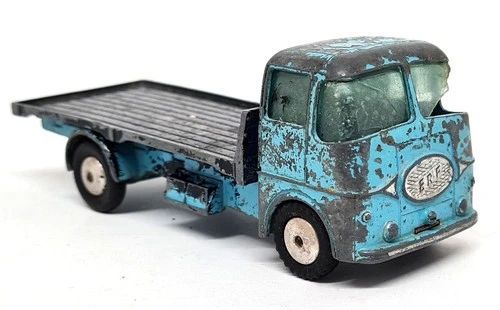 Corgi Toys ERF 44G Flatbed Lorry Blue Vintage Toy Car Restoration Or Spares