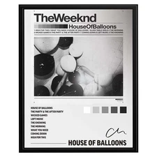 House of Balloons Poster – Iconic Music Wall Art Print for Home or Office