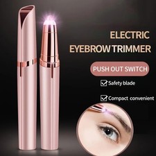 Electric Eyebrow Trimmer USB Rechargeable Facial Hair Remover Razor