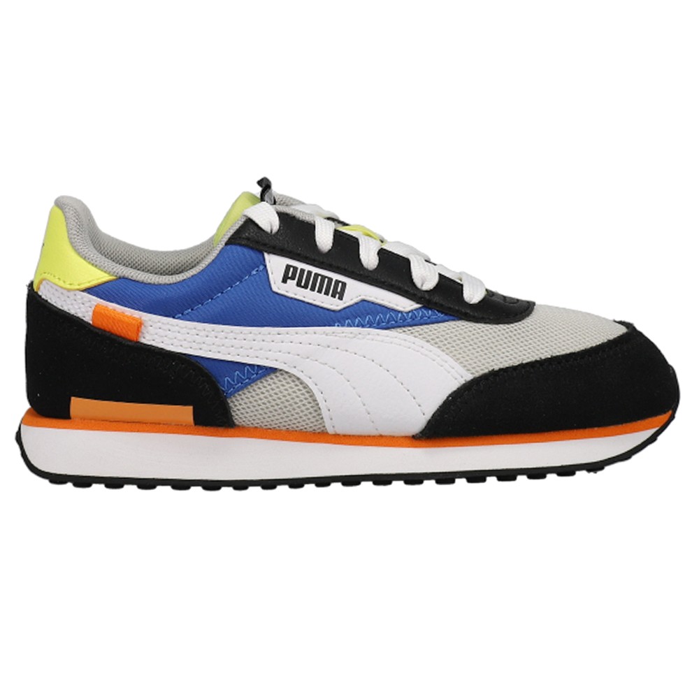 PUMA Future Rider Splash Lace Up  Youth Boys Black, Blue, Grey Sneakers Casual S