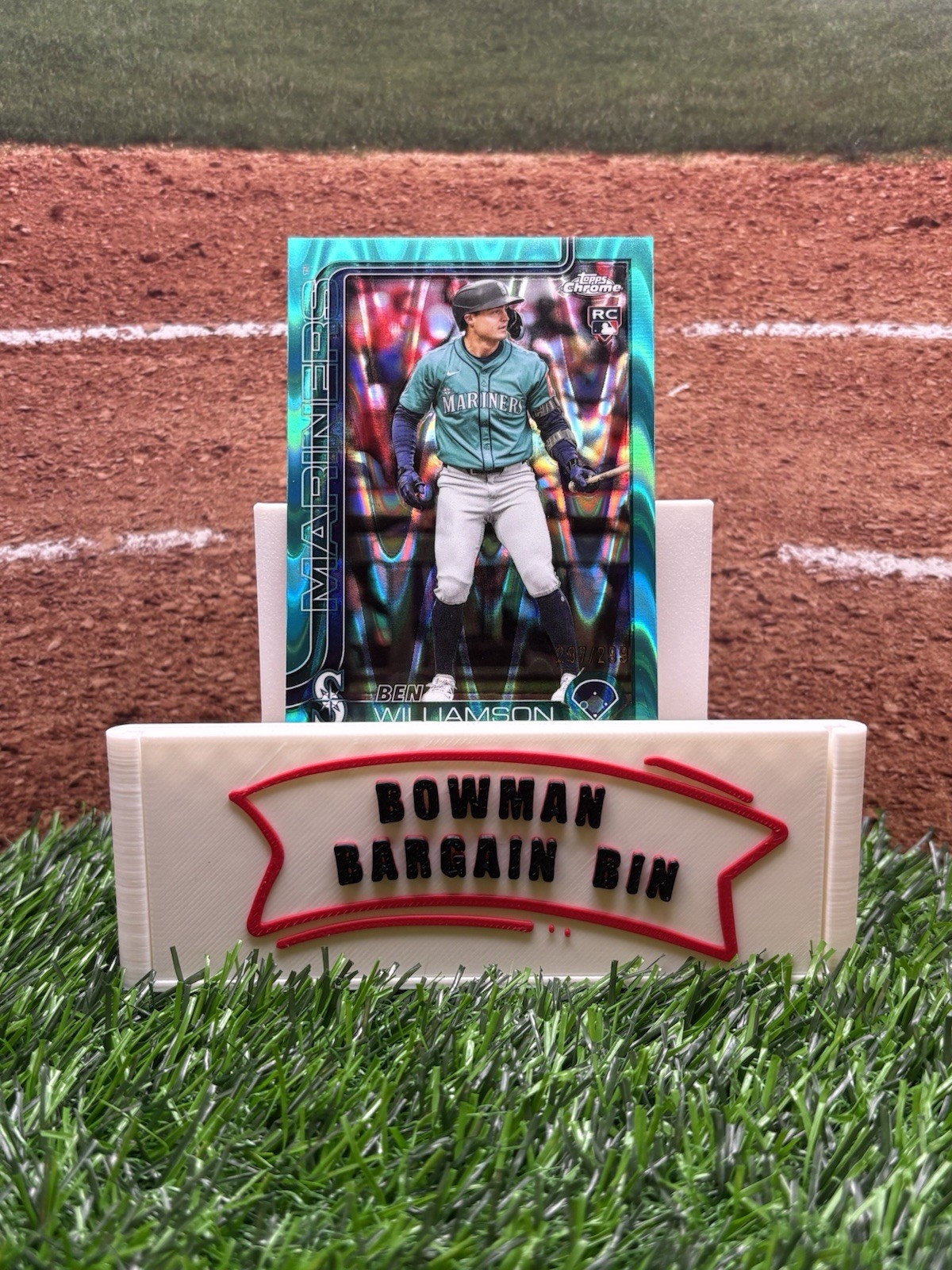 2025 Topps Chrome Update - Ben Williamson #USC168 Aqua Wave Refractor /199