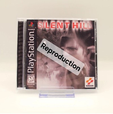 Silent Hill PS1 Replacement Case (Black Label) - NO GAME + NO MANUAL Inlcuded