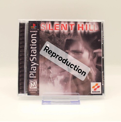 #ad #ad Silent Hill PS1 Replacement Case Black Label NO GAME NO MANUAL Inlcuded $15.99