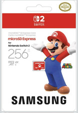 Samsung 256GB microSDXC SD Express Memory Card for Nintendo Switch 2 Super Mario