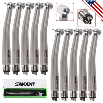 USA SANDENT Dental High Speed Handpiece Push Button Standard Head 4H-M4 1-10*