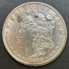 1883 Morgan Dollar United States 90% Silver $1 Coin AU Nice Detail — photo 1