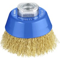 Bosch Accessories TopfbüRste, Messing, Gewellter Draht, 70 Mm, 0,3 Mm, 12500 U/