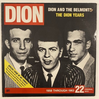 Dion And The Belmonts The Dion Years 2xLP   2103707   VG/VG+