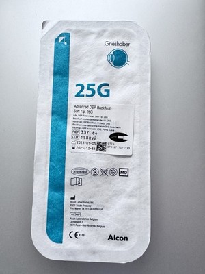 Alcon Grieshaber Advanced DSP Backflush Soft Tip 25G Eye Ophthalmology #337.84
