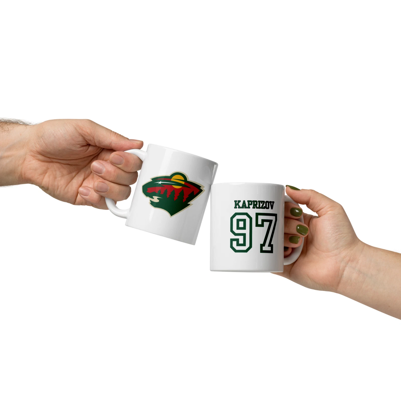 Minnesota Wild Mug 11 oz With Player Name Or Yours Gift Christmas Birthday