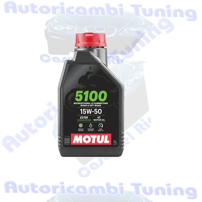 Motul 5100 15W50 Technosynthese Ester JASO MA2 T903 Motorrad Motoröl 1 Liter
