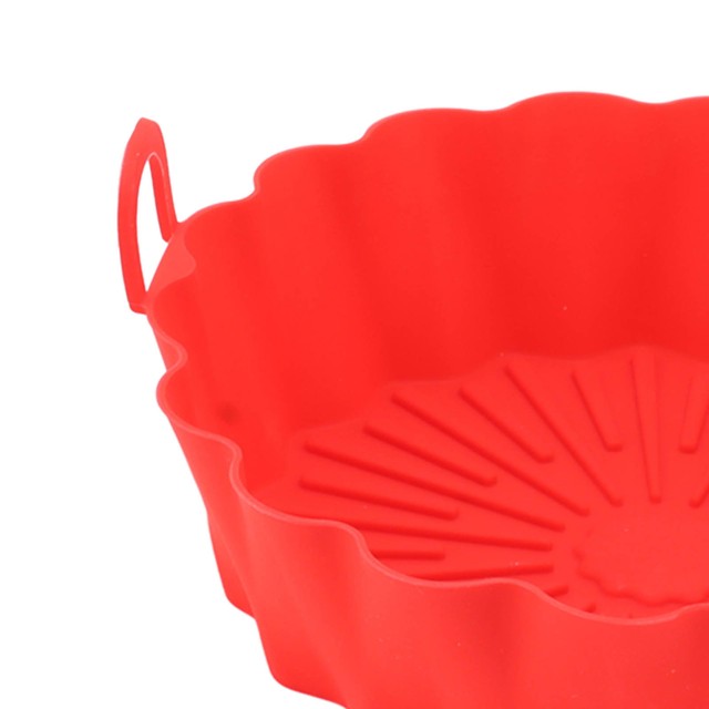 (Red)7.5 Inch Air Fryer Liners Food Grade 7.5 Inch Air Fryer Basket Safe Pan ZN10460 (Red)7.5 Inch Air Fryer Liners Food Grade 7.5 Inch Air Fryer Basket Safe Pan ZN10460