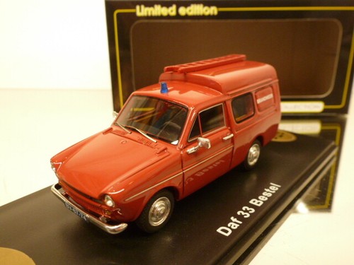 QSP MODEL COLLECTION DAF 33 BESTEL VAN - BRANDWEEER RED 1:43 - EXCELLENT IN BOX - Imagen 3 de 8
