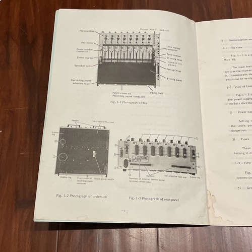 Western Graphtec WR3101 Lineacorder Mark VII Instruction Manual 3101-UM-151 - Picture 2 of 3