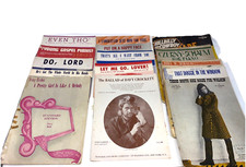 Vintage Lot Of 20 Piano Vocal Sheet Music Broadway