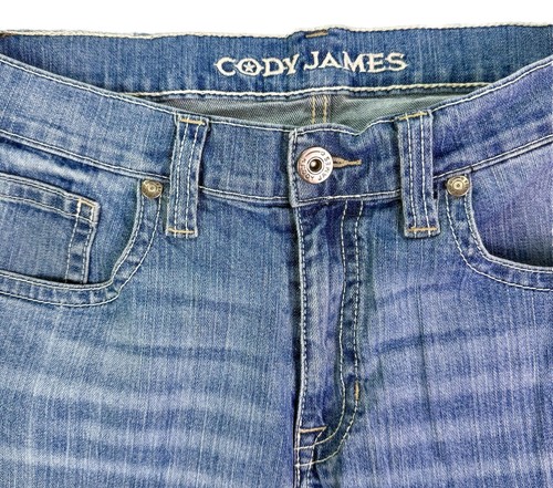 Cody James Jeans Men's 34x32 Blue Straight Denim Western Work Wear Ranchwear - Picture 3 of 10