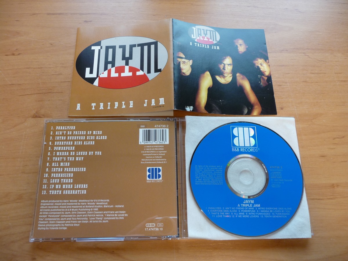 JAMM「Jamm」LP CD JAYM - A TRIPLE JAM / B&B RECORDS 1993 ORG / FUNK METAL DUTCH