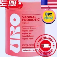 URO Vaginal Probiotics for Women pH Balance with Prebiotics & Lactobacillus(NEW)