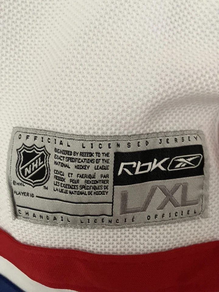 Camiseta de hockey de Montreal canadiense de la NHL. Marca Reebok. La talla es Y L/XL. Foto 4 de 4