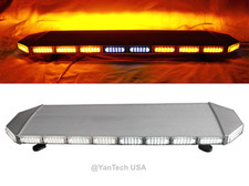 47 Amber Led Strobe Light Bar Beacon Walley For Tow Truck Plow Police Fire Ems