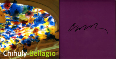 Dale Chihuly SIGNED AUTOGRAPHED Bellagio HC FAMED GLASS SCULPTOR LE 1st Ed NEW