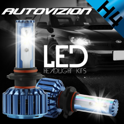 CREE H4 9003 HB2 488W 48800LM LED Headlight Kit White Light Bulbs High Low Beam