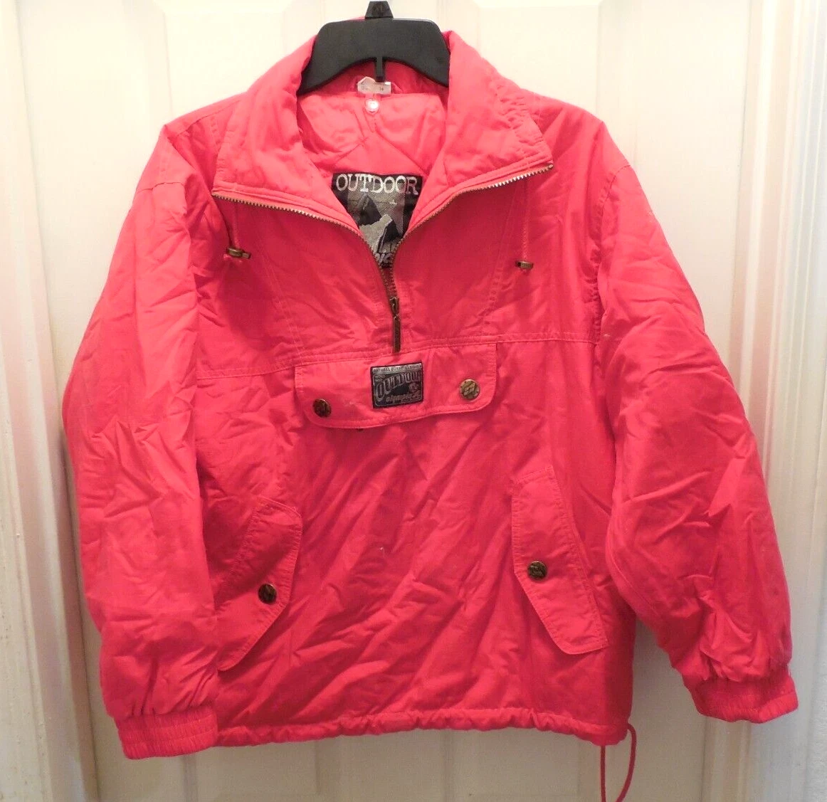 Olympia Outdoor Sports jacket Mens Womens Med Red Zippered