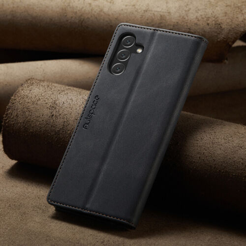 Magnetic Leather Wallet Case Slim Card Flip Cover for Samsung Galaxy A16/A36/A56 - Picture 4 of 25
