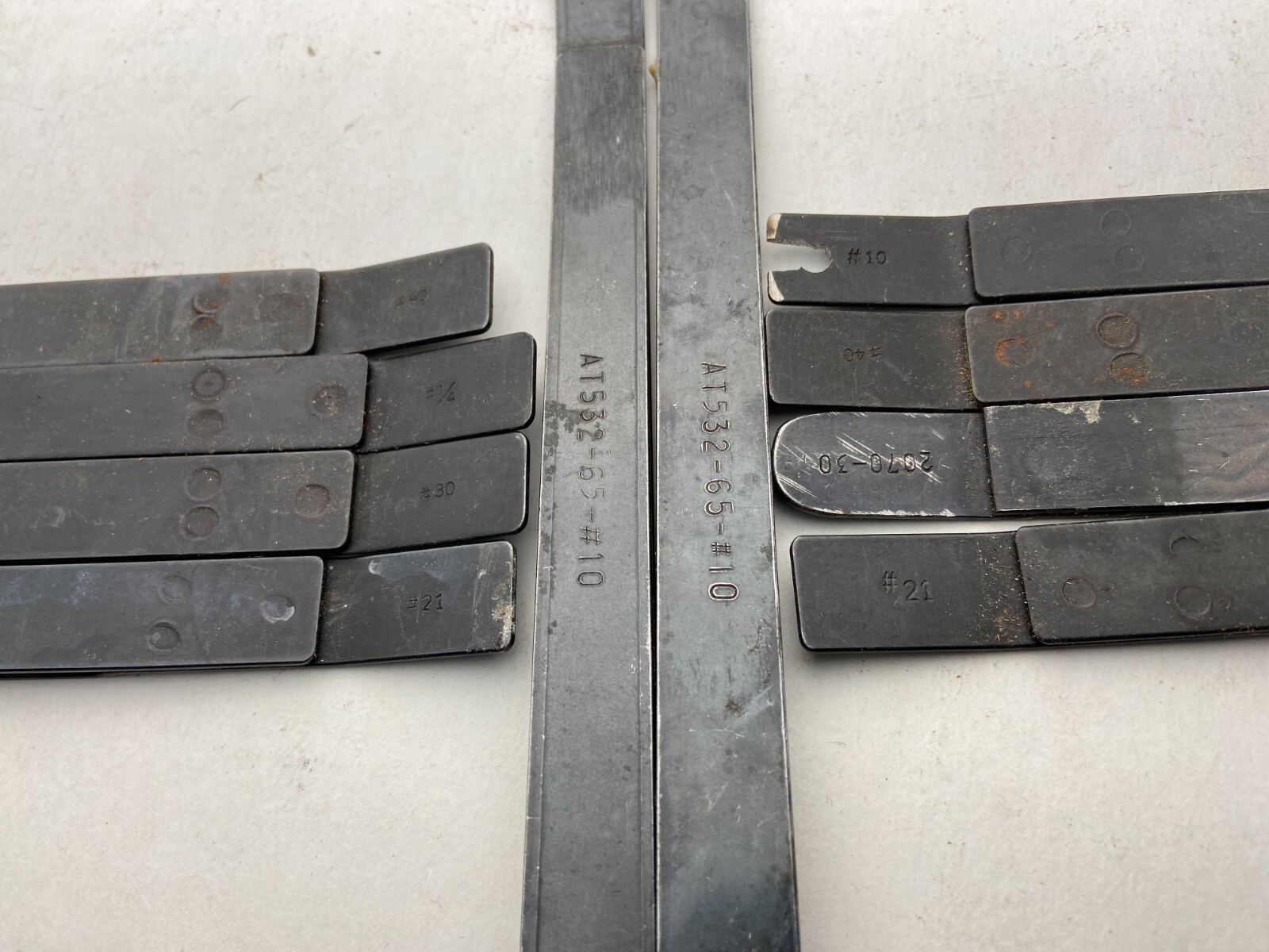 10pc Hole finders blind hole spotters lot 10 21 30 40 1/4 aircraft