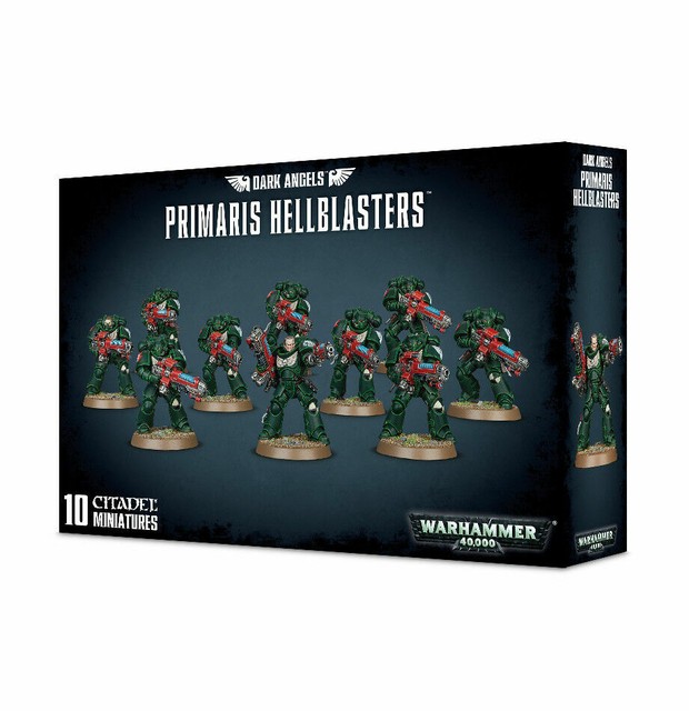 Warhammer 40k Primaris Space Marine Dark Imperium Hellblasters X5 - Assembled | eBay
