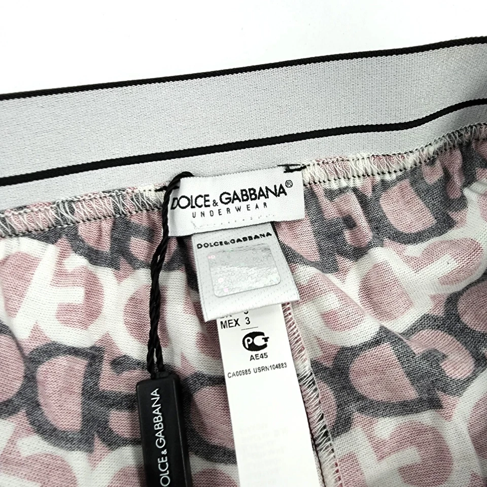 Cuecas Dolce & Gabbana multicoloridas com estampa de logotipo DG vermelhas EUA S IT 3 - Imagem 4 de 4