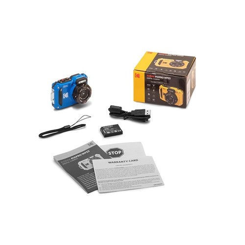 Kodak PIXPRO WPZ2 16MP 4x Zoom Tough Compact Camera - Blue - Picture 5 of 5