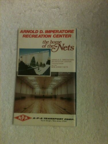 2 New Jersey Nets yearbooks 1978-79 & 1980-81 & a bumper stikcer