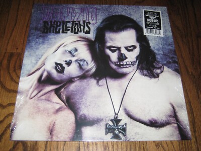 Danzig Skeletons Evilive Records  Exclusive Blue  Vinyl Limited to 300   Misfits