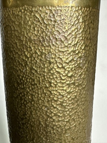 Pair of Antique 1915–1916 WWI Trench Art Artillery Shells France 107+ Years Old - Picture 18 of 22