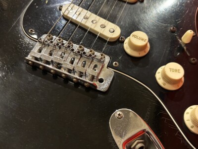 Fender 1976 Stratocaster Black Electric Guitar w/Original Hard
