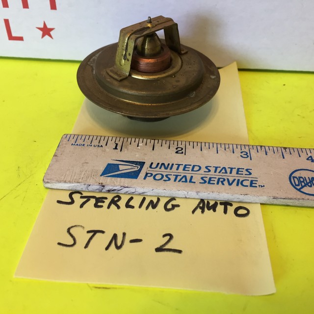 U.S. old car thermostat. Sterling Auto. Item 3827 eBay