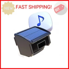 Htzsafe Solar Driveway Alarm System-1/4 Mile Long Transmission Range-Solar Power