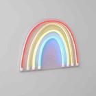 Target Pillowfort Neon Rainbow Light Wall Decor, Slightly Used