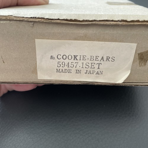 VTG Teddy Bear Design Set of 4 Cookie Press Stamps Takahashi Porcelain Japan NEW - Picture 17 of 17