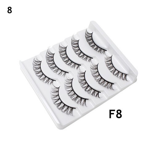 10Pair Reusable Self-Adhesive Eyelashes Waterproof Multiple Reversible Glue-Free - Picture 23 of 59