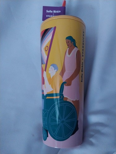 Starbucks PRIDE MONTH EXCLUSIVE Sofie Birkin Summer 2024 Cold Cup Tumbler! New! - Picture 3 of 5