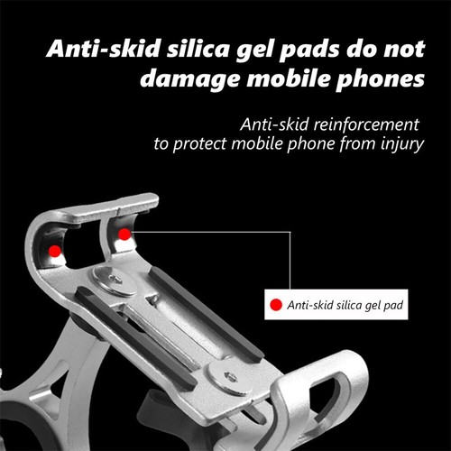 360° Universal Motorcycle Bike Mount Phone Holder Stand Cradle - Picture 5 of 15