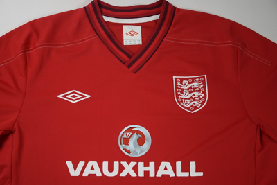 umbro jersey england shirt vauxhall red 2xl | eBay